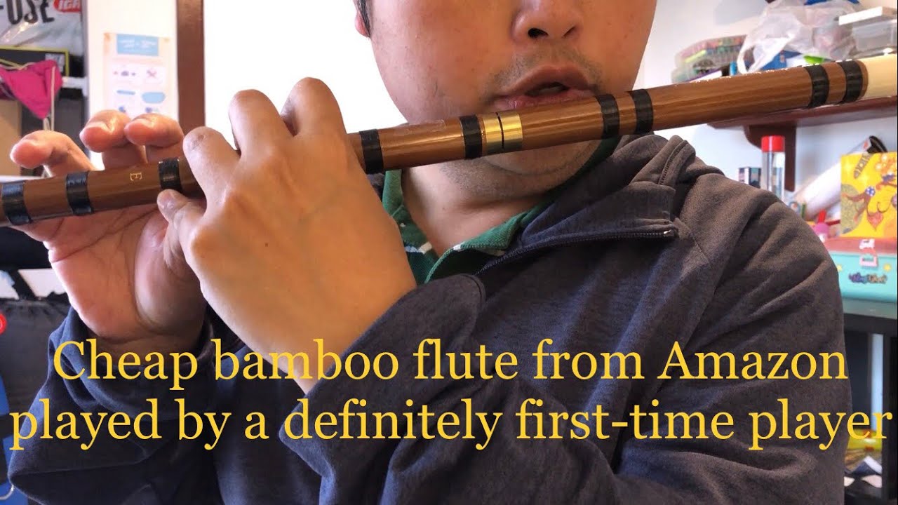 Cheap $20 Amazon bamboo flute from first-time player