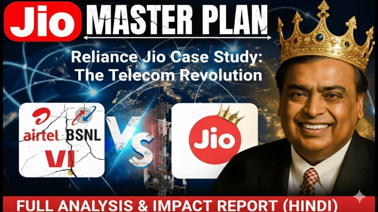 Reliance Jio Case Study: How Mukesh Ambani Disrupted Telecom