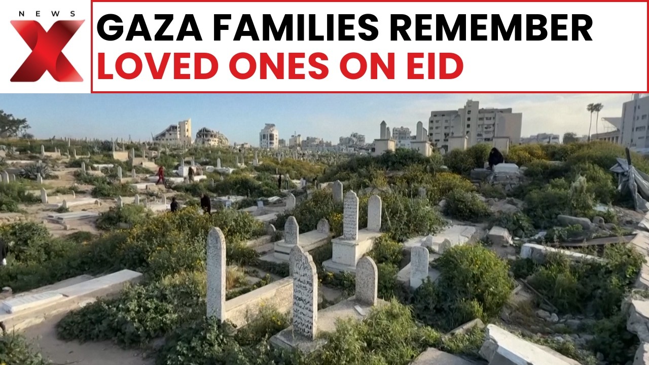 Palestinians in Gaza Visit Loved Ones’ Graves During Eid al-Fitr Amid Reflection | World News