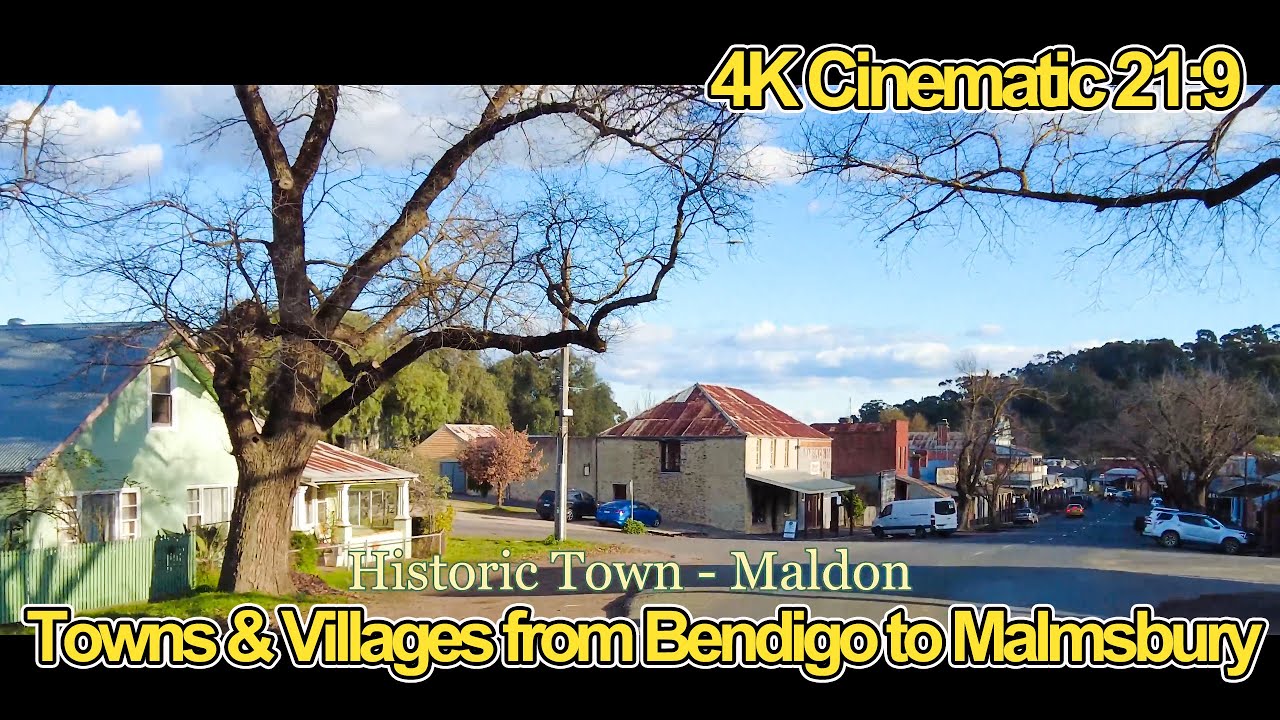 Towns & Villages from Bendigo to Malmsbury | Visit Australia | 4K Cinematic Driving Tour