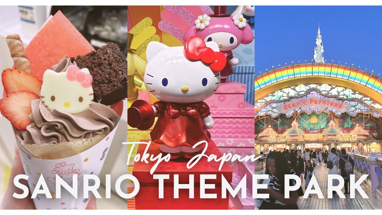 SANRIO TOKYO 🇯🇵 50th Anniversary Hello Kitty House • My Melody Shop • Cinnamoroll Cafe • Shows