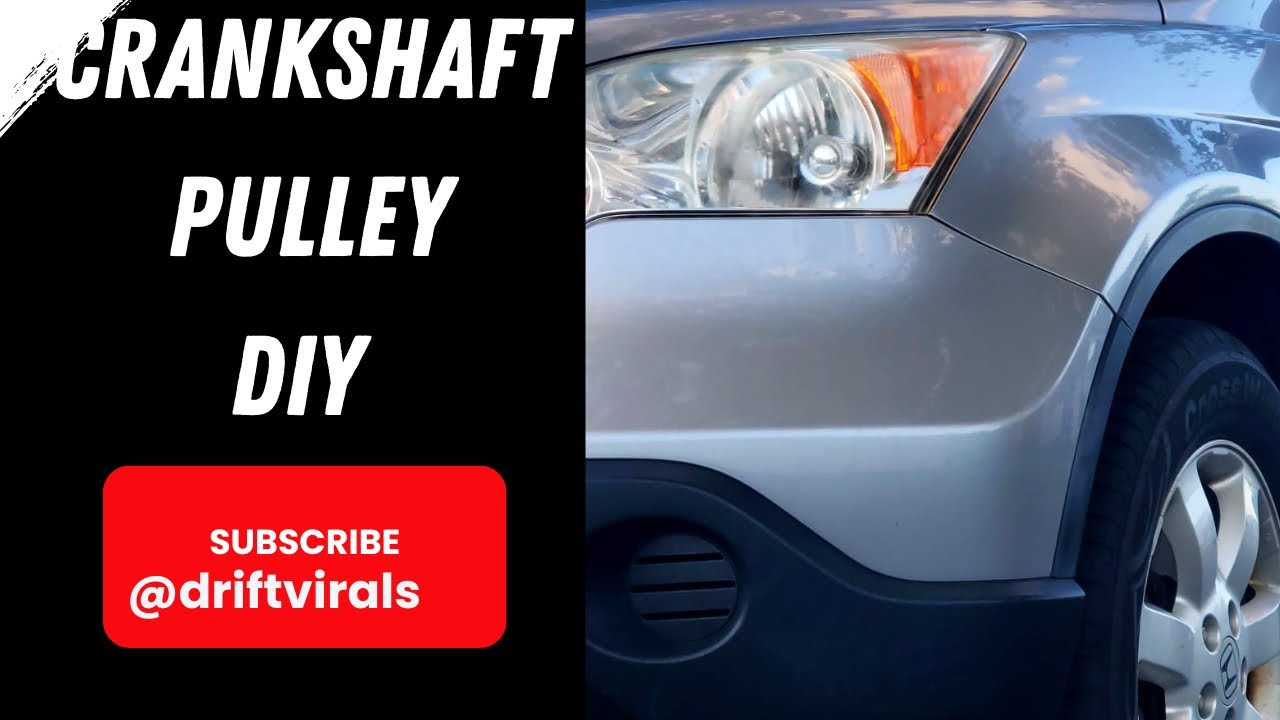 WATCH THIS! DIY CRANKSHAFT PULLEY 