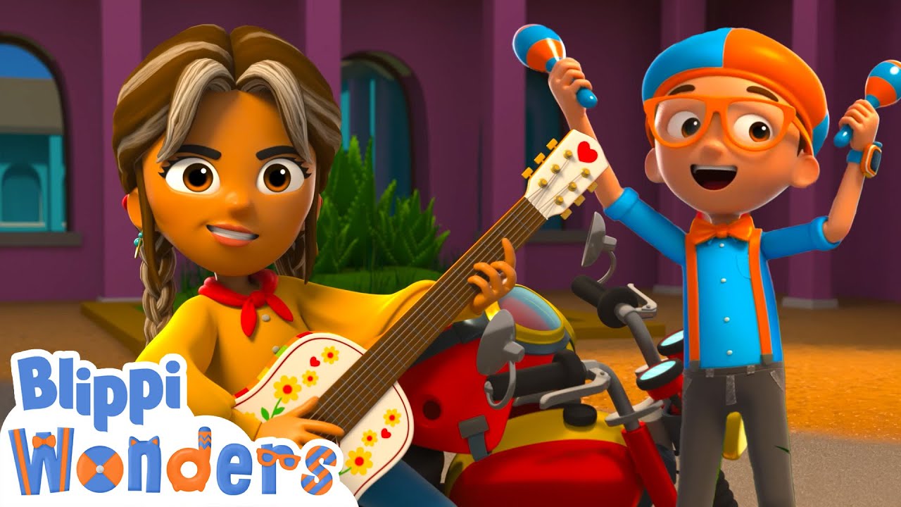 Dia De Los Muertos | Blippi Wonders | Best Animal Videos for Kids | Kids Song and Nursery Rhymes