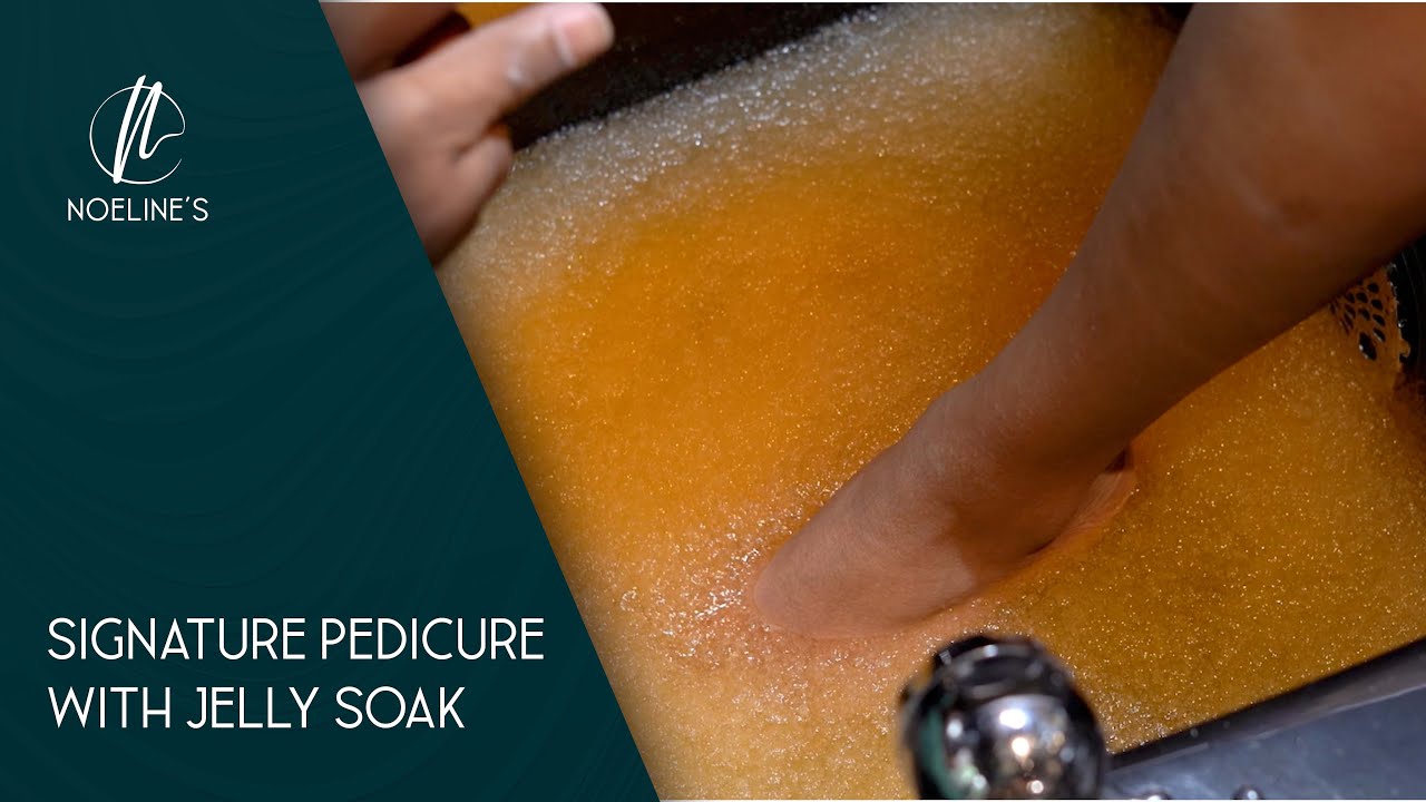 Signature Pedicure with Jelly Soak at Noeline's...!
