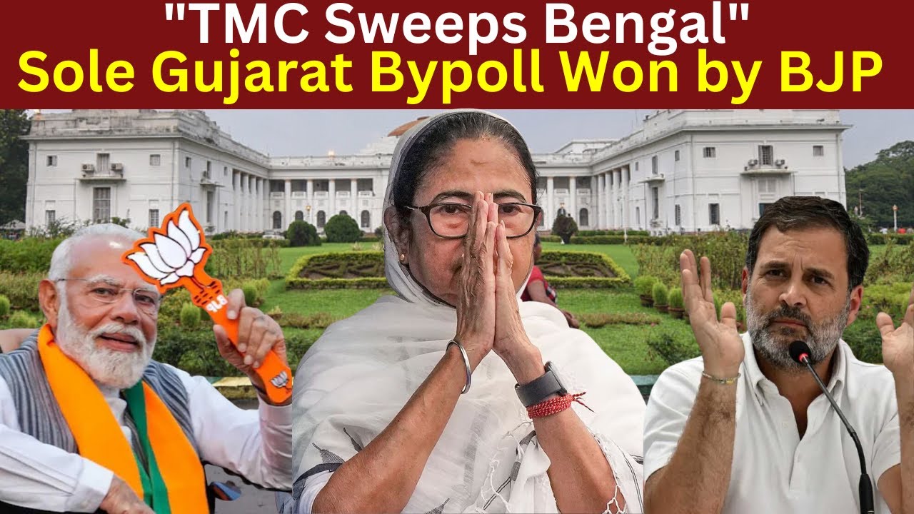 The TMC&rsquo;s hold in Bengal, the BJP-Congress face-off in Gujarat: By-Election Result Updates 2024