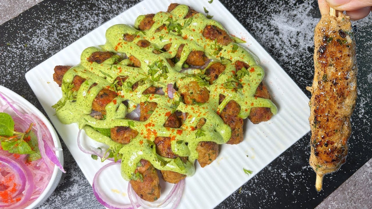 Makhmali Mayonnaise Mini Chicken Seekh Kabab | Easy Chicken Kabab Recipe | Ramadan Special Ep- 07 ❤️