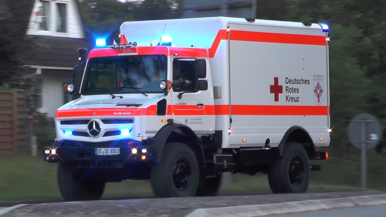 [Neuer Gelände-KTW] DRK & DLRG Kreis Segeberg auf Einsatzfahrt