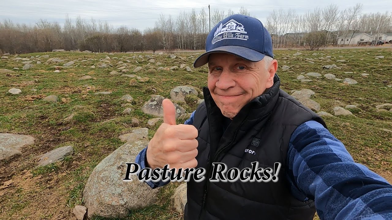 Самое каменистое пастбище в Америке? Мы расчищаем камни под траву.