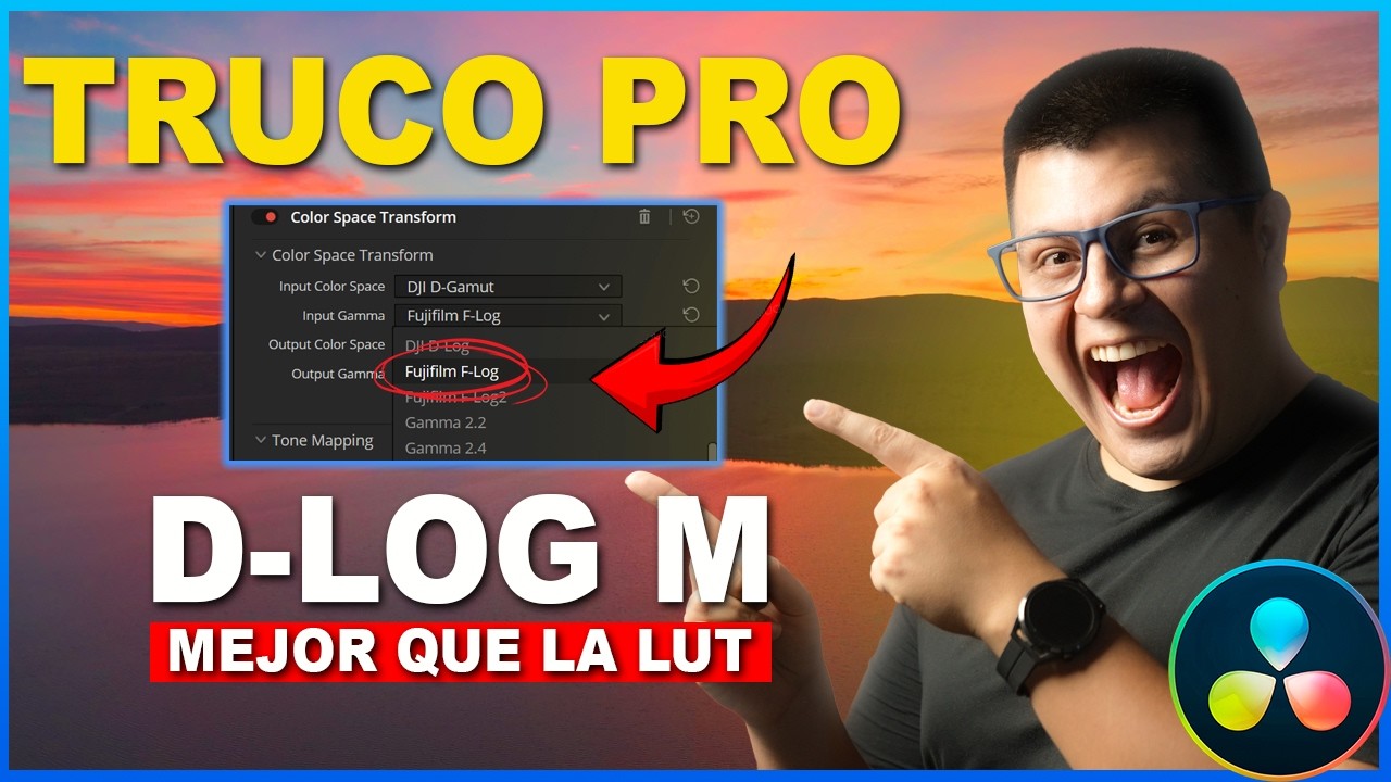 Cómo Trabajar DJI D-Log M en DaVinci Resolve