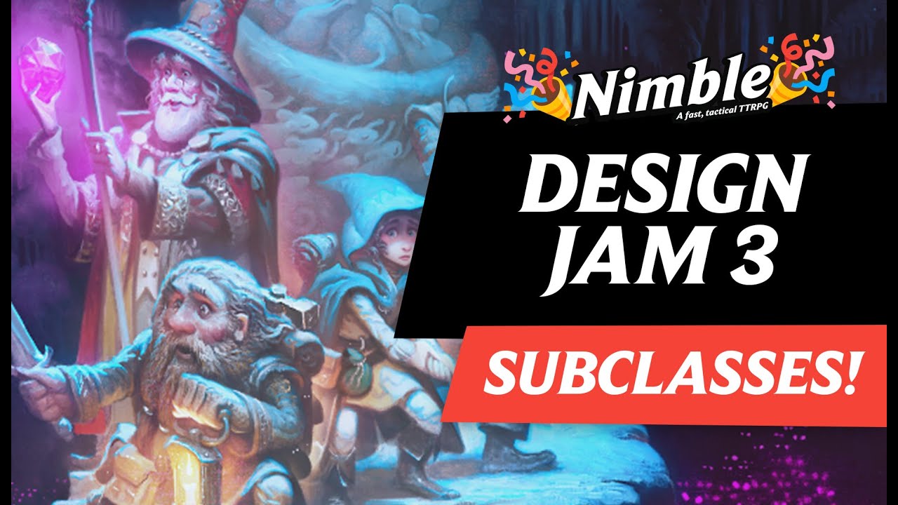 Nimble RPG Design Jam 3: Подклассы!