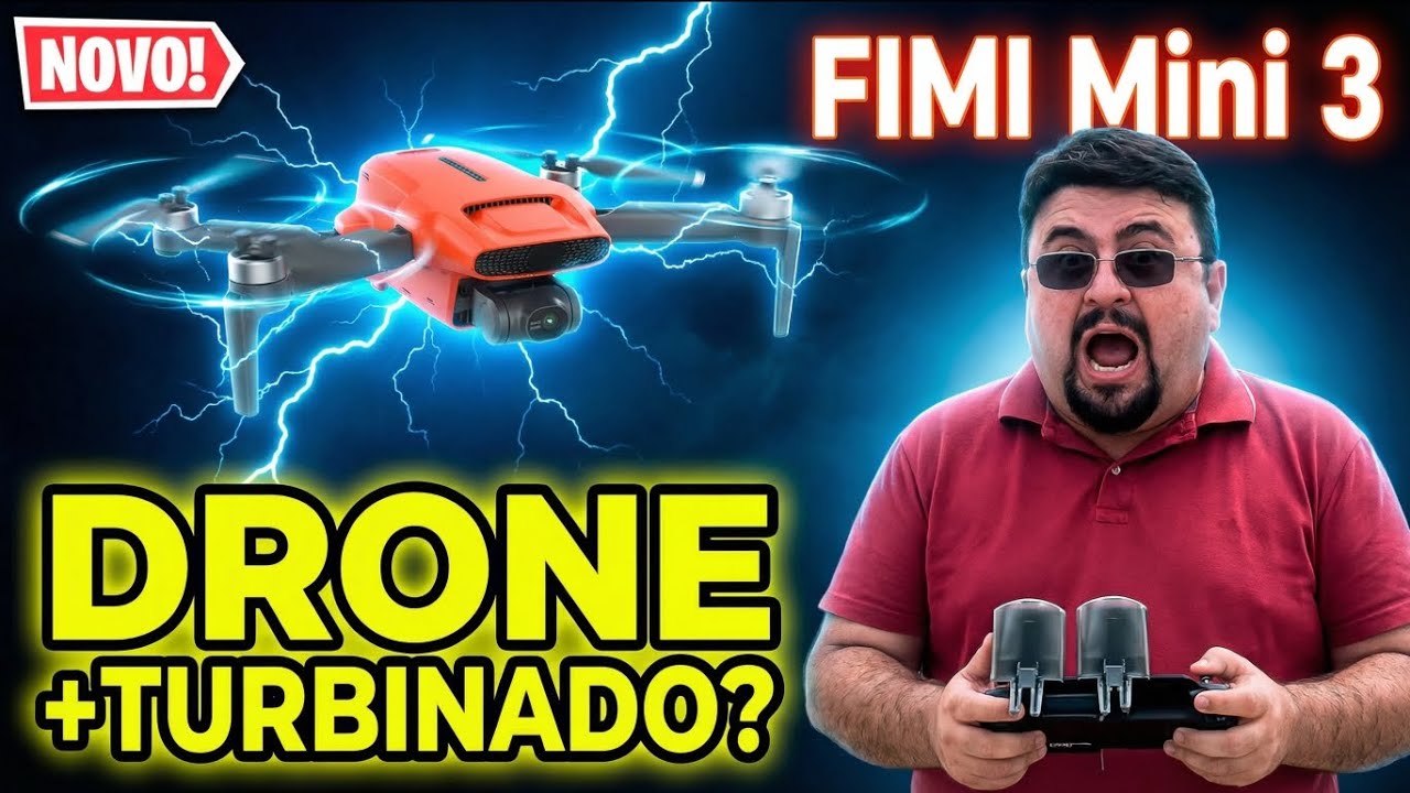 Drone FIMI Mini 3 com Antenas Yagi e Refletores  - Teste DEFINITIVO de Sinal  - Presta ou Despresta?