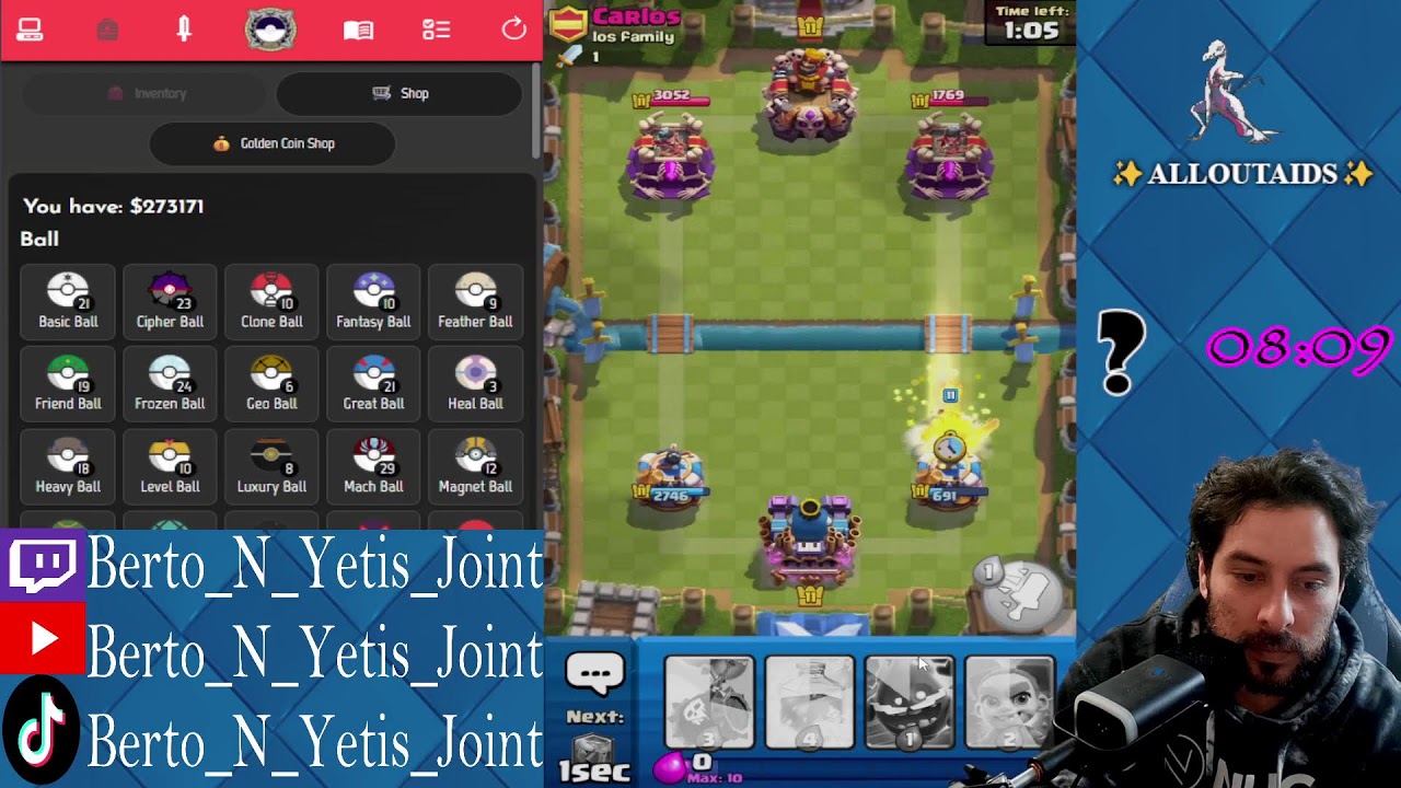 Climbing The Ladders in Clash Royale All Aggro All The Time! PCG Featured Streamer!