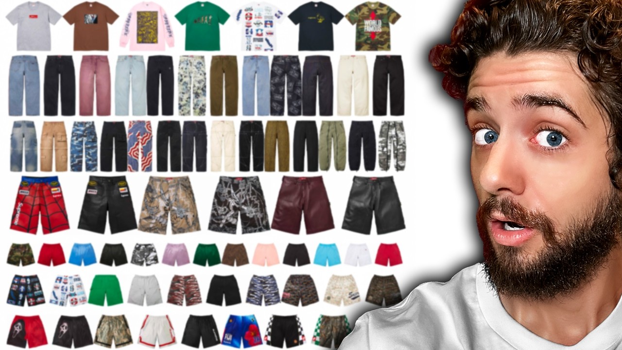 Every Supreme Tee/Pants/Shorts From SS26