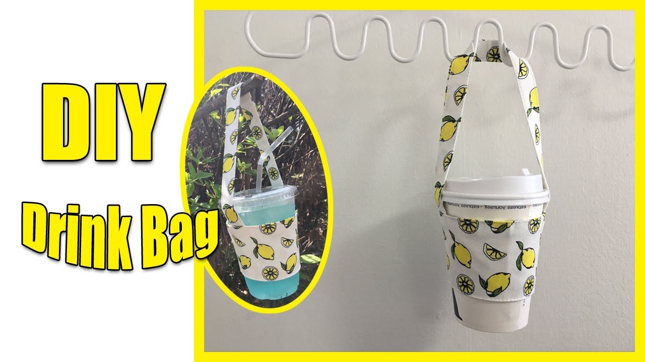 DIYㅣ드링크 백 만들기ㅣ Drink Bag l 어바웃소잉