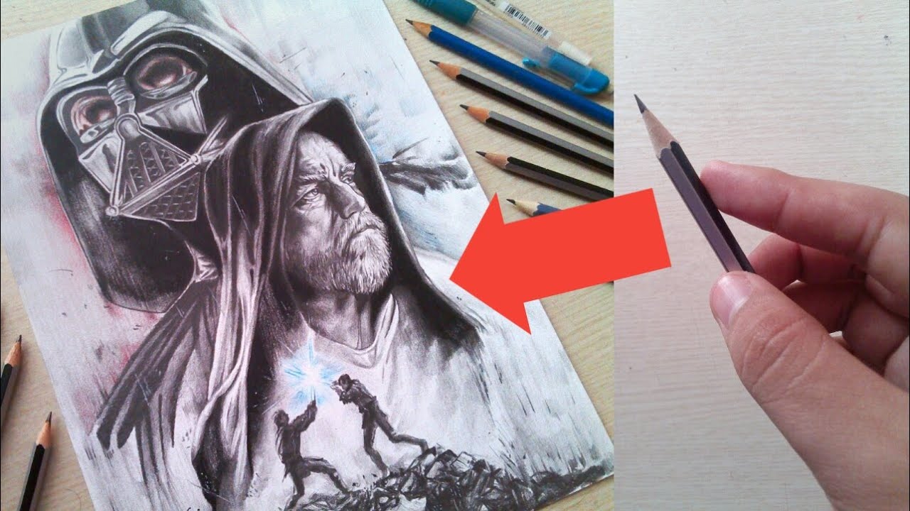 Hago un dibujo de Star Wars con esta técnica!
