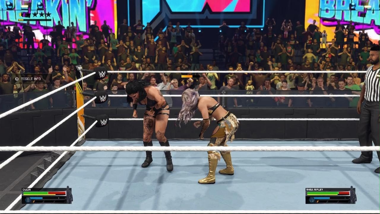 WWE 2K25_ Rhea Ripley vs Guila.