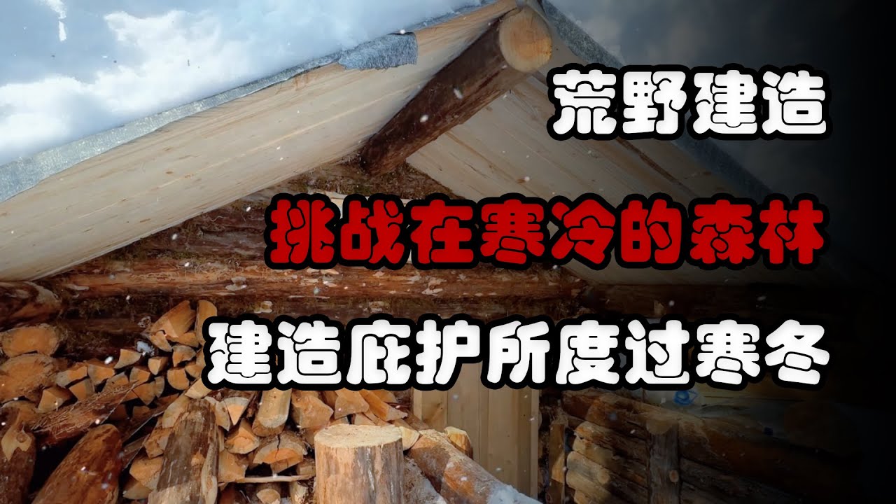 荒野建造：西伯利亚寒冬将至，在有限的时间，如何快速搭建庇护所度过寒冬。