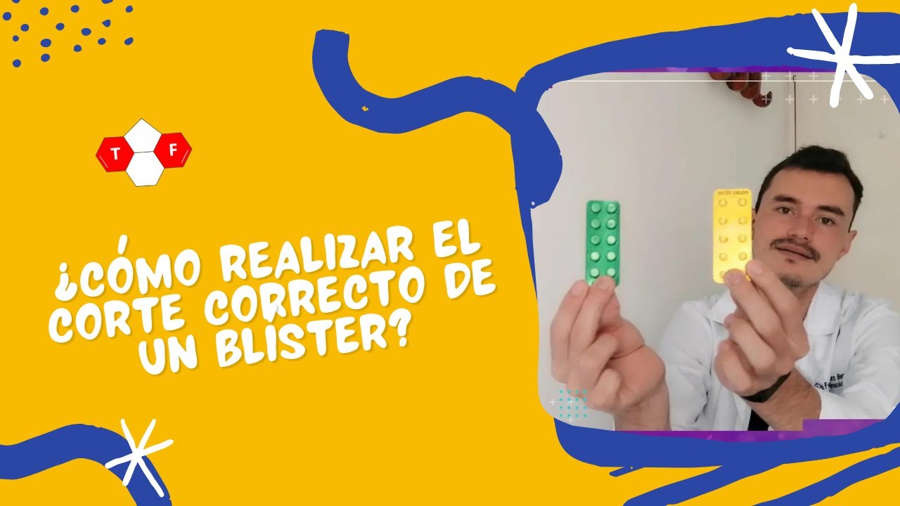 ¿Cómo realizar el corte correcto de un blíster?