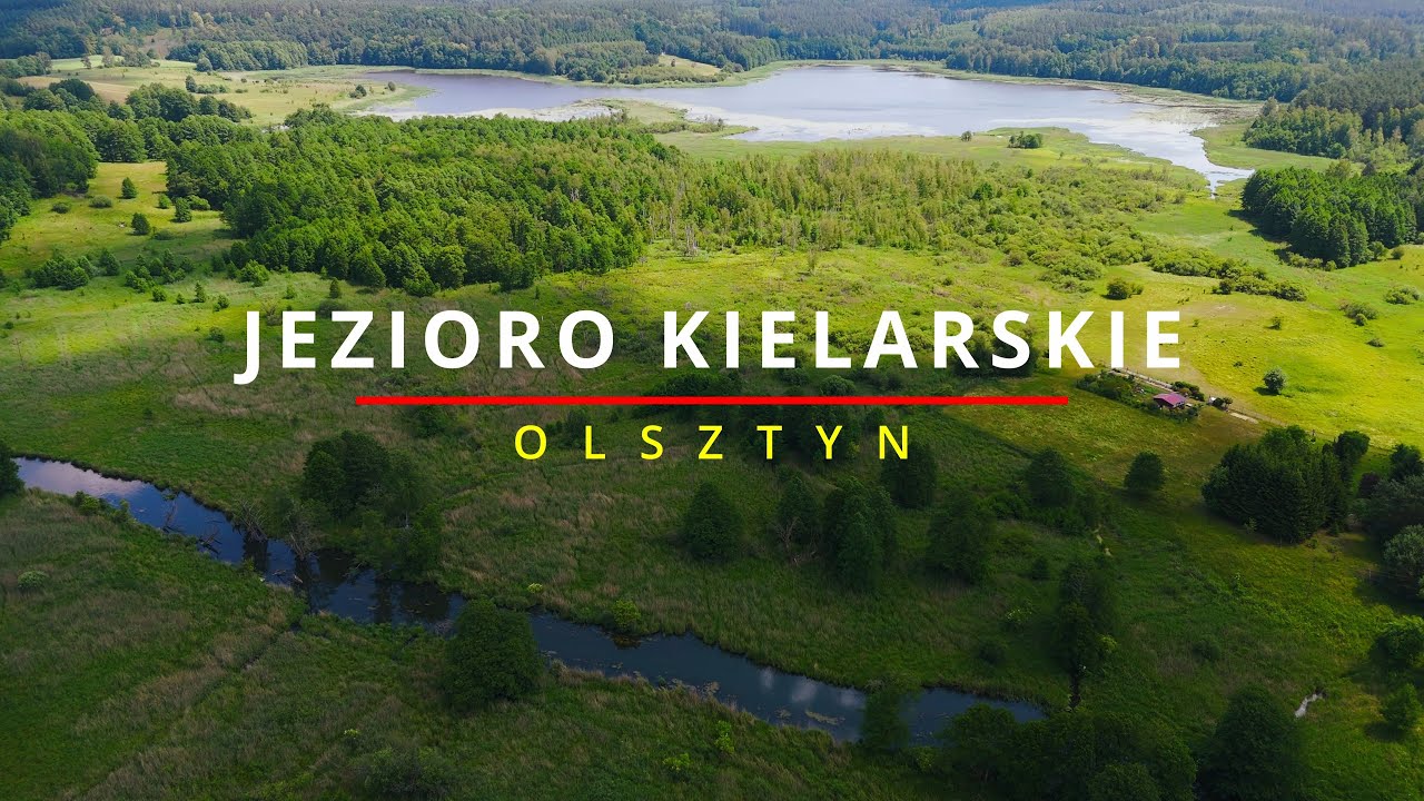 Olsztyn - Jezioro Kielarskie - Relaksujące ujęcia | Widok z drona | DJI Air 3 4K