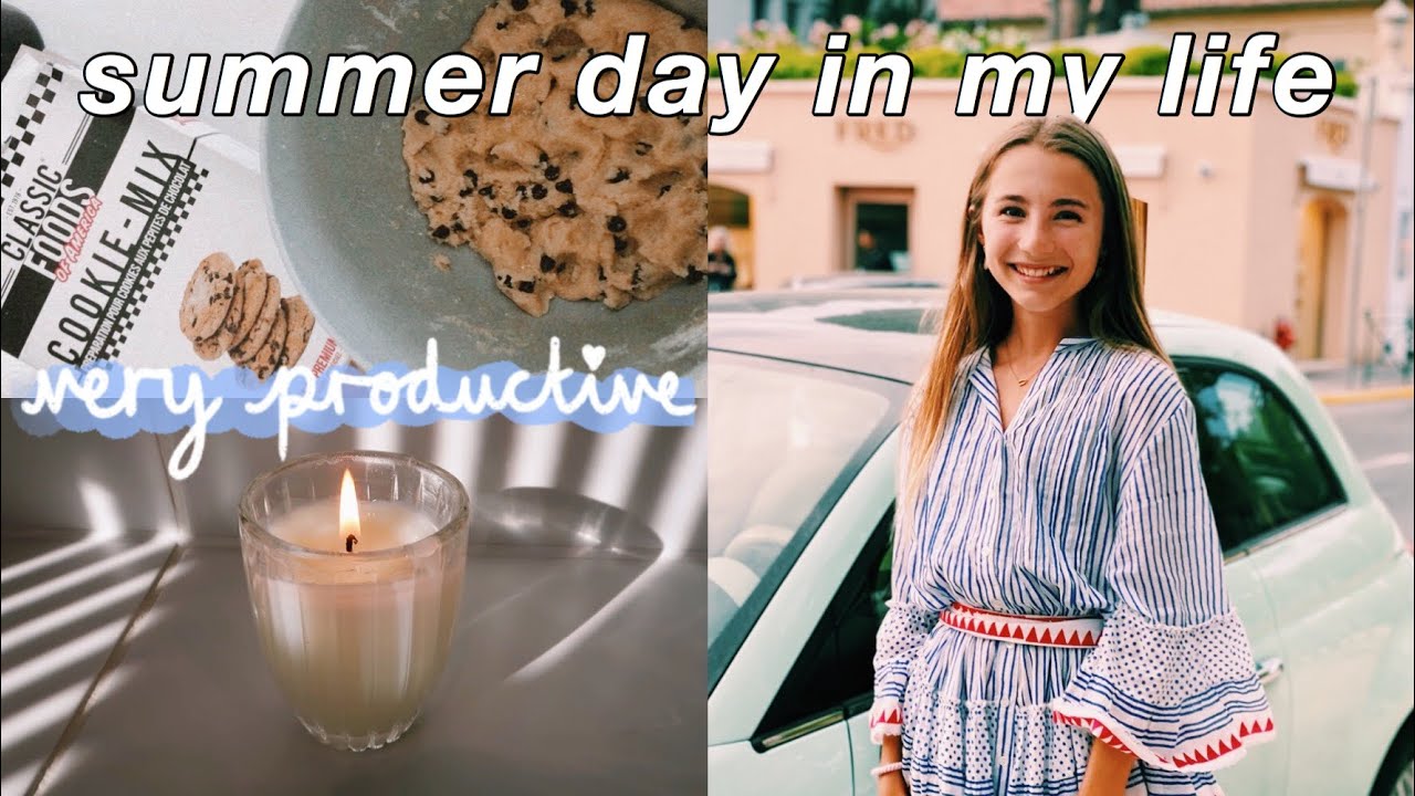 productive summer day in my life 2020