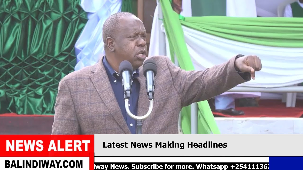 FEAR  IS GONE!! Listen to Fred Matiangi speech today in Nyandarua as Ruto gets worried!
