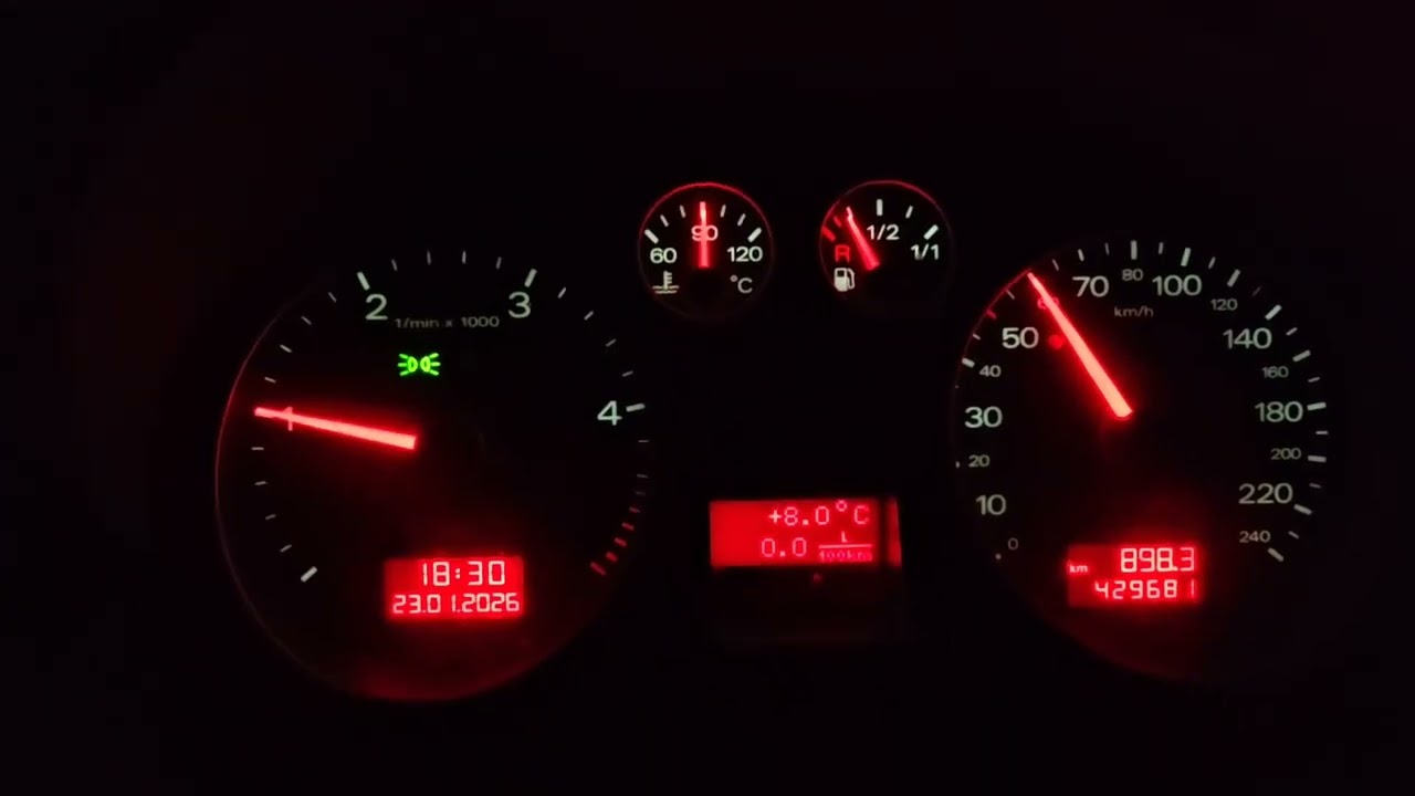 Audi A2 1.4tdi cruising at 2 liter consumption on 6th gear +6c outside temperature. 