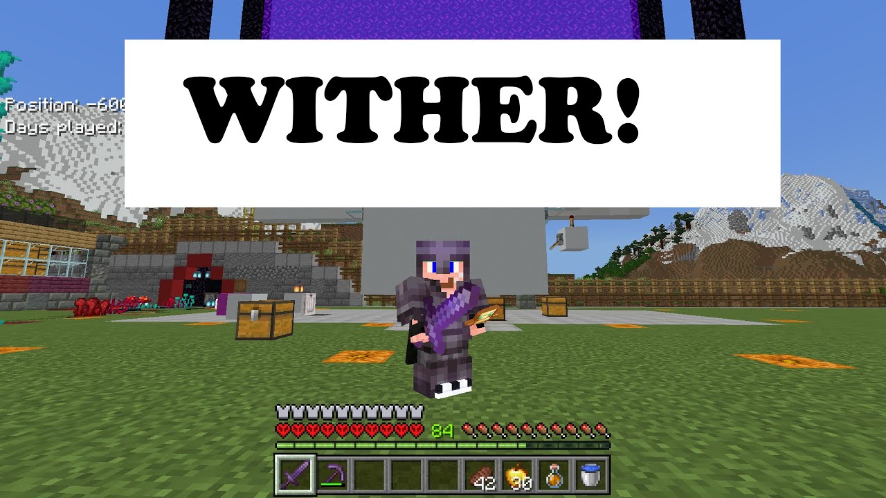 Schaffe ich den Bedrock-Wither? (ohne Tricks) 😣