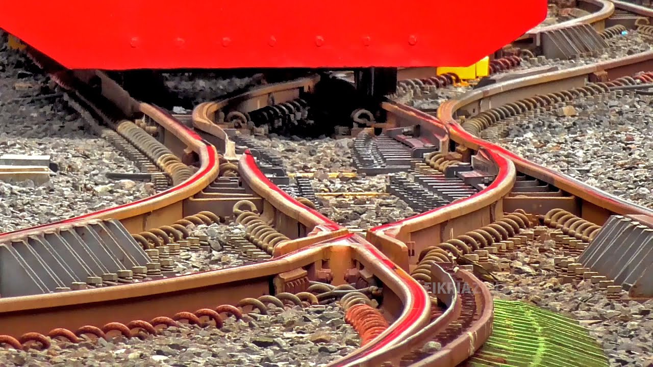 Bogie Roda Rel Wesel Rel Kereta Api | Bogie Train Statisfying Video