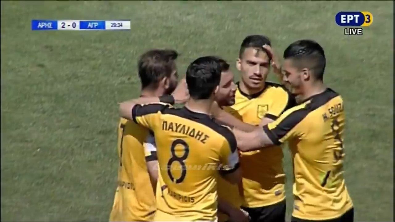 Άρης - Αγροτικός Αστέρας 2-0 Στιγμιότυπα Football League 27η αγ. {23/4/2017}