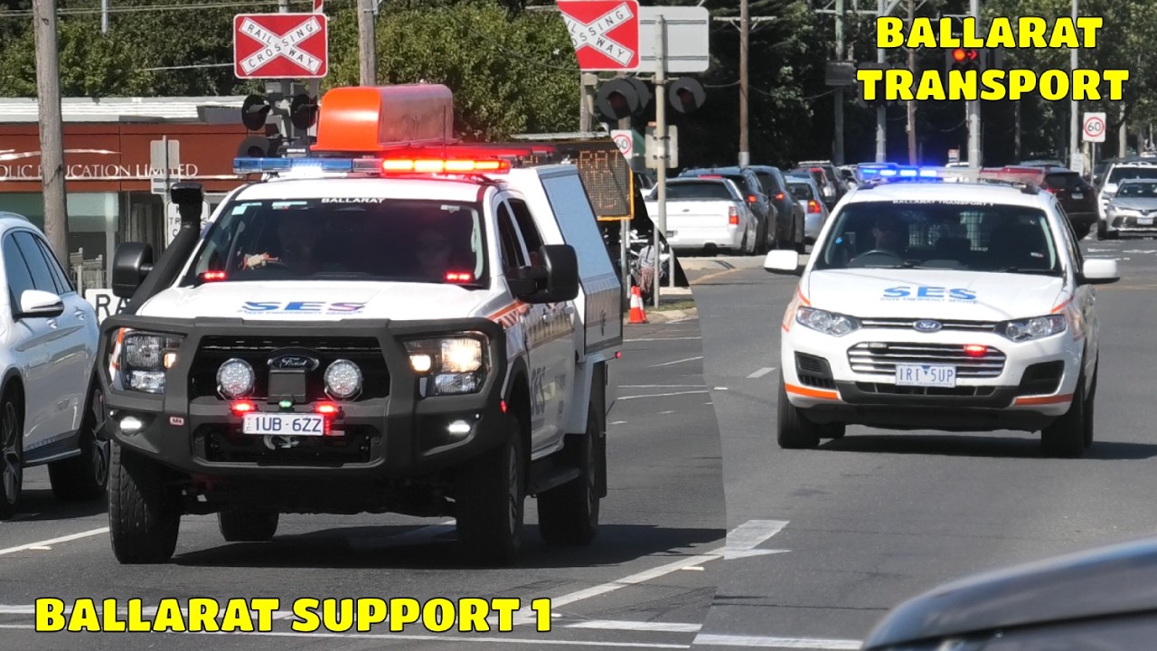 [New Vehicle] - Ballarat SES Transport & Support 1 Responding Code 1 to a Assist Ambulance