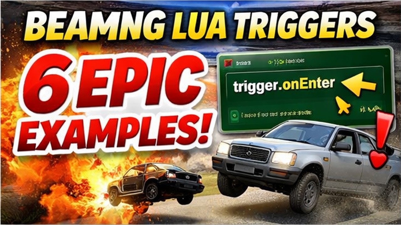 Объяснение триггеров Lua в BeamNG – 6 мощных примеров, которые вы можете использовать уже сегодня.