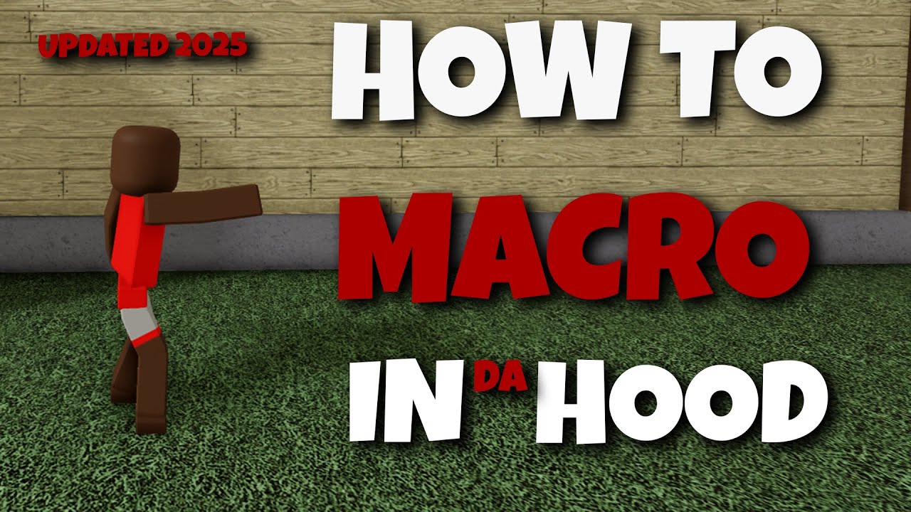 The BEST Da Hood MACRO (PROS USE) *2025*