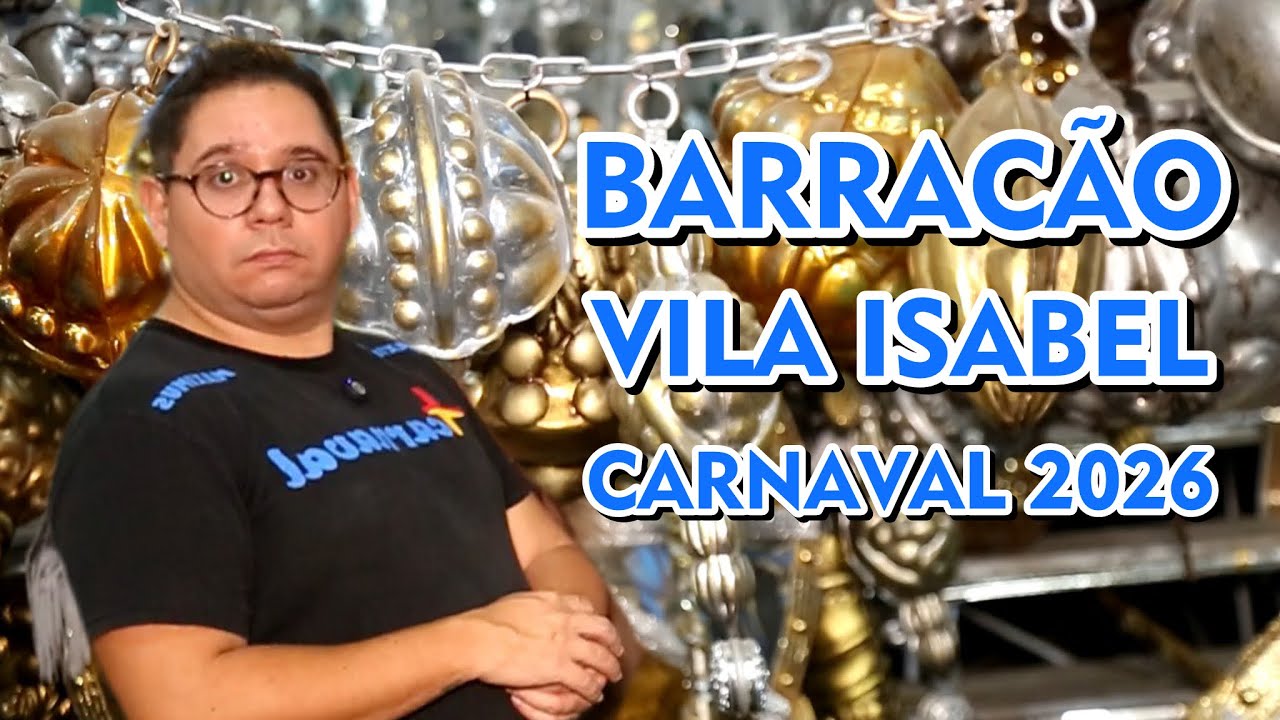🎨 Barracão da Vila Isabel para o Carnaval 2026