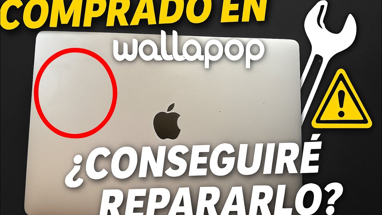 Compro un MacBook roto por Wallapop para repararlo / I bought a broken MacBook laptop to repair ir