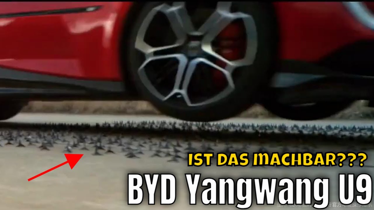 2025 BYD Yangwang U9: Springt der Supersportler über Spikes und Schlaglöcher?