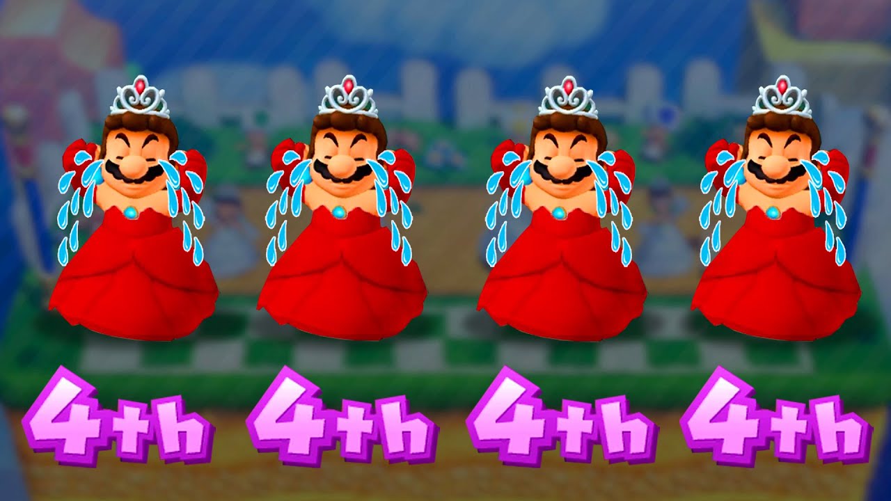 Mario Party 10 - All Survival Minigame With Mario Wedding New Outfit (Master CPU)