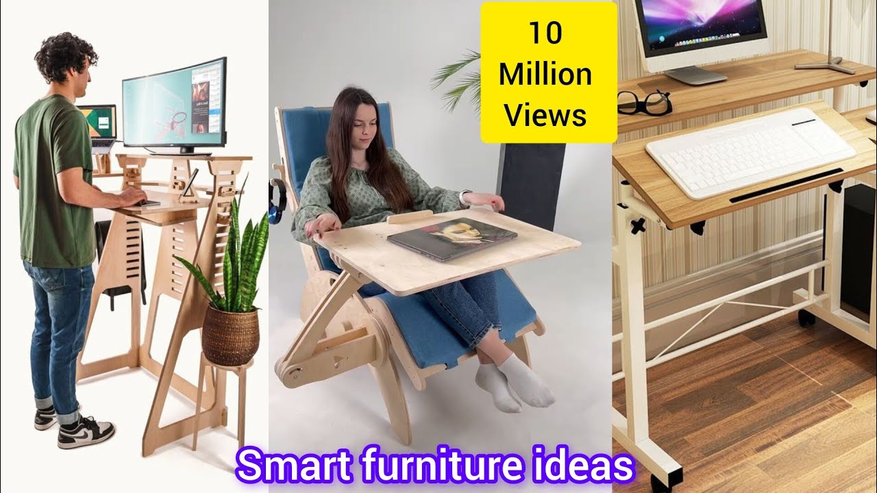 Unique furniture design||Smart furniture ideas||Space saving ideas for home||Folding dining table