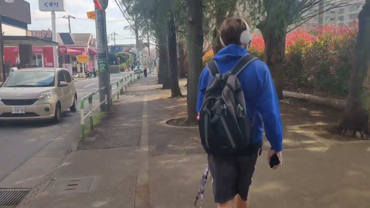 Walking from Sophia Soshigaya International House to Daiso