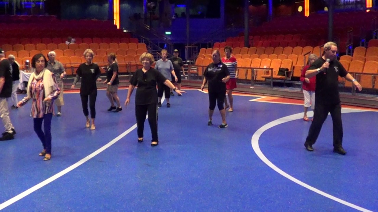 JUST ANOTHER WOMAN Line Dance (Leslie Clark) - 2017 Caribbean Line Dance Cruise Allure of the Seas