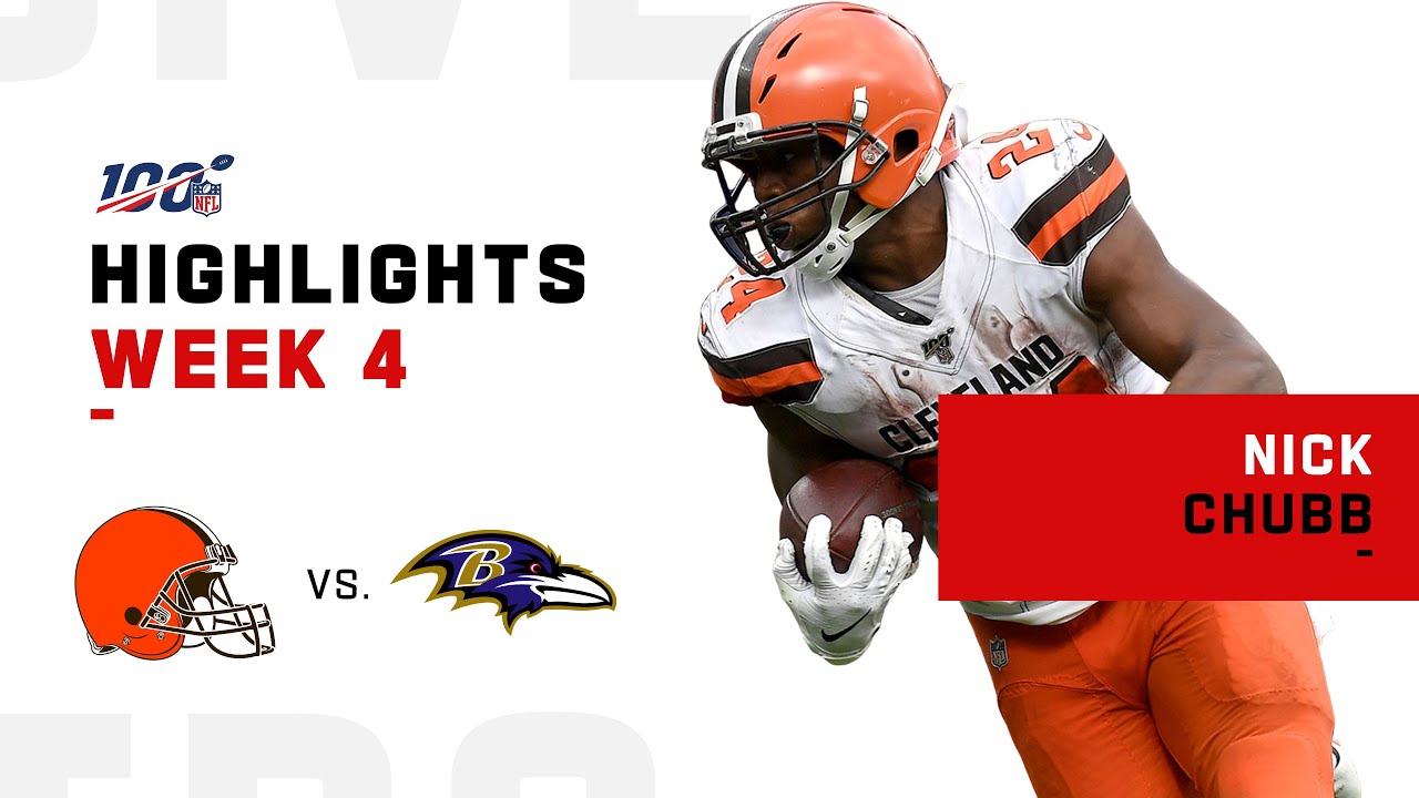 Nick Chubb Educates the Ravens w/ 183 Total Yds & 3 TDs | NFL 2019 Highlights