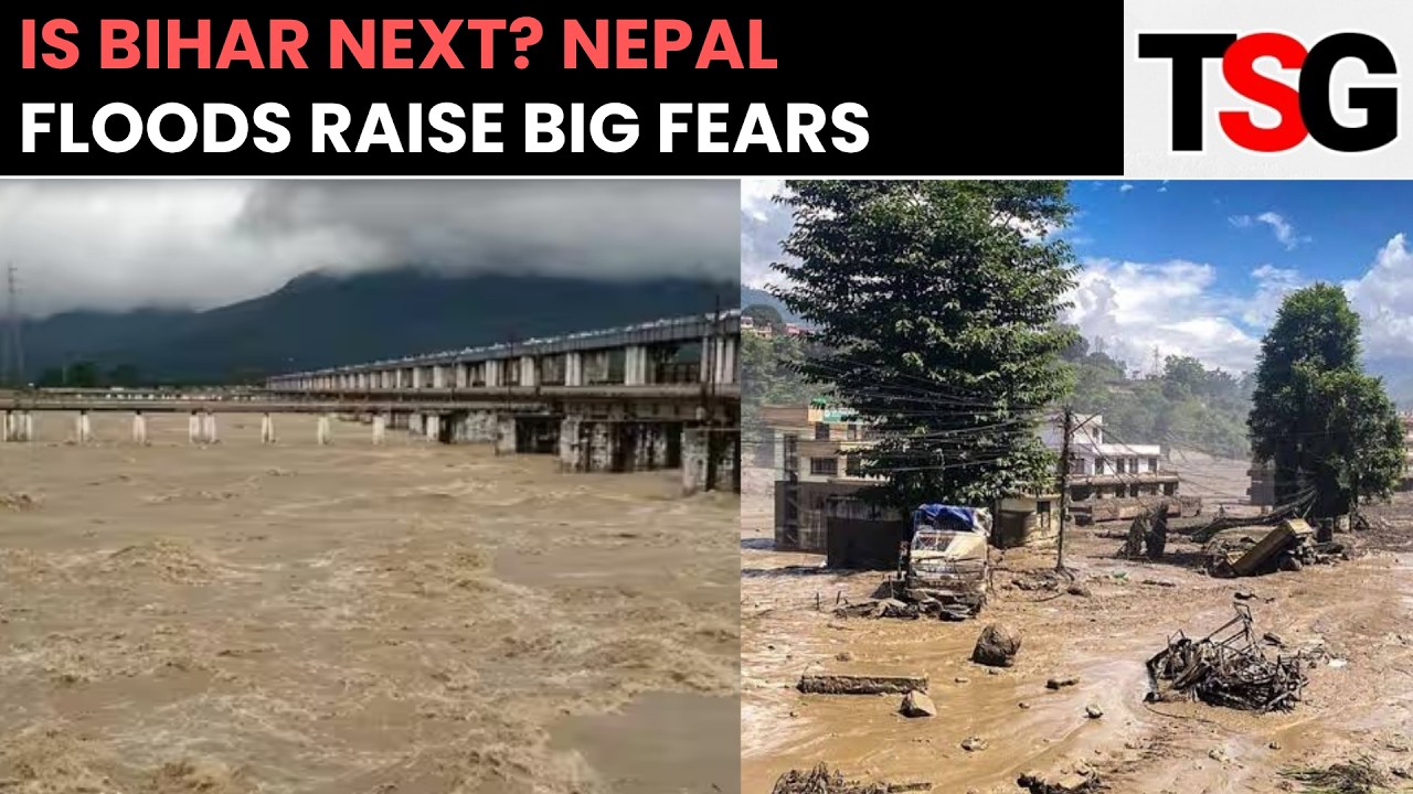 Nepal Floods: Valmikinagar On High Alert | West Champaran Faces Flood Threat | TSG