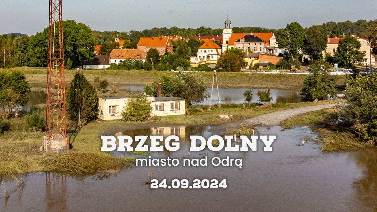 Brzeg Dolny - miasto nad Odrą | 24.09.2024 | Woda opada