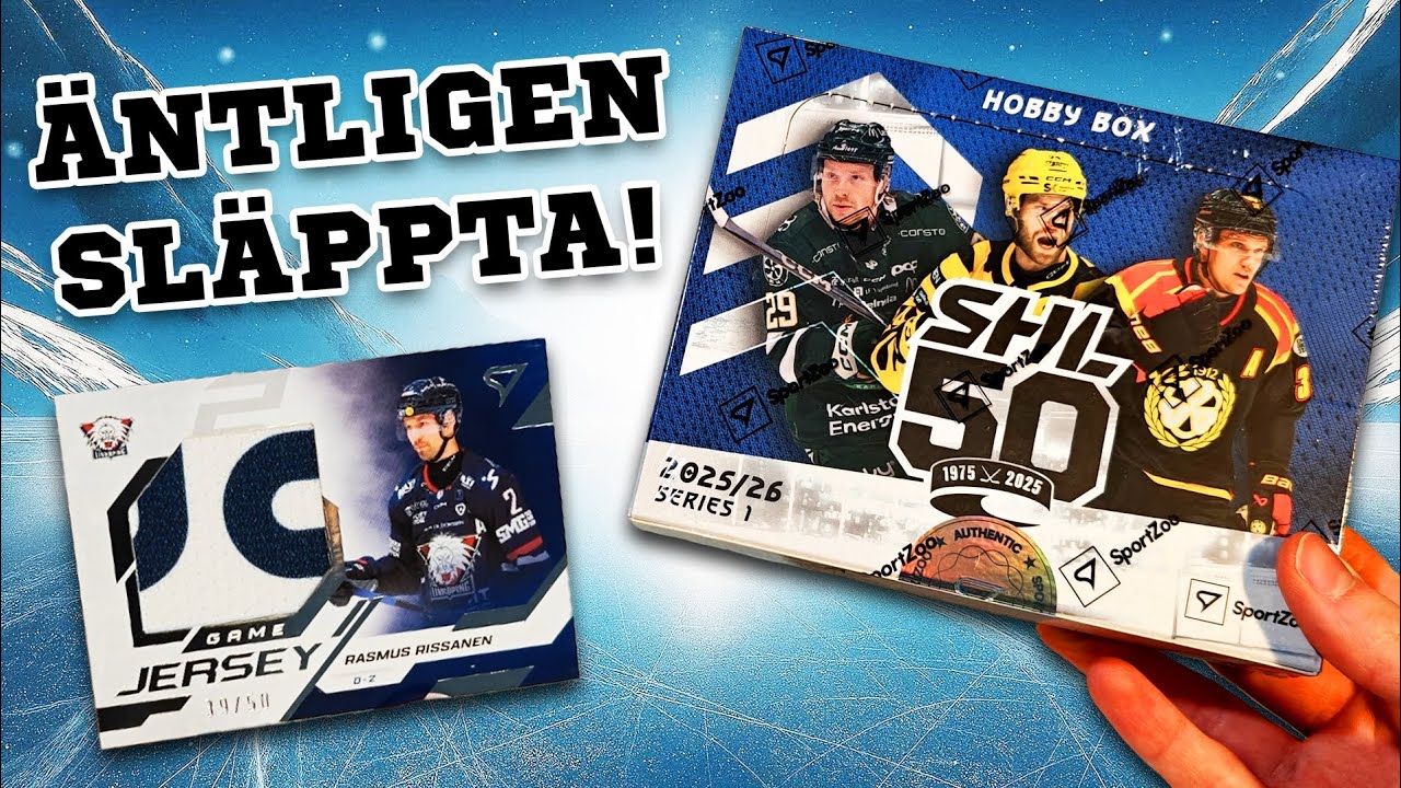 ÄNTLIGEN HÄR! SHL 25/26 Hobby Box🔥 Sjuka kort?!