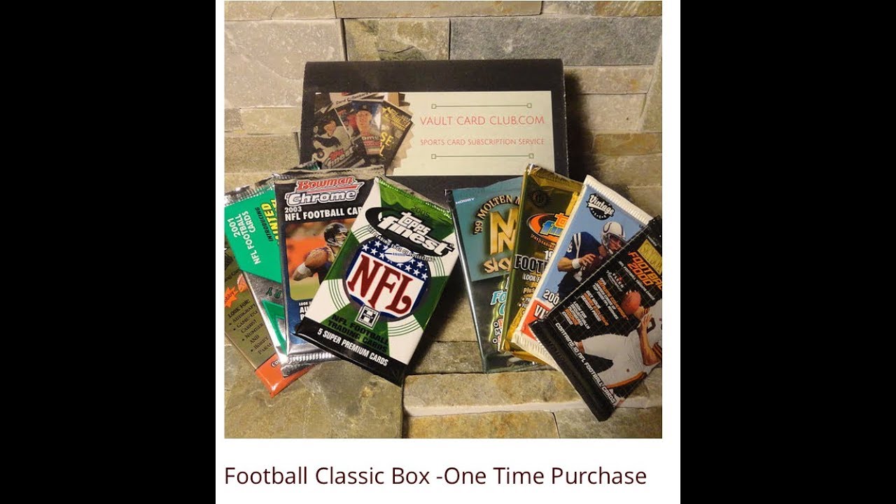 Brand New Product! The Vault Card Club Classic Football Box!