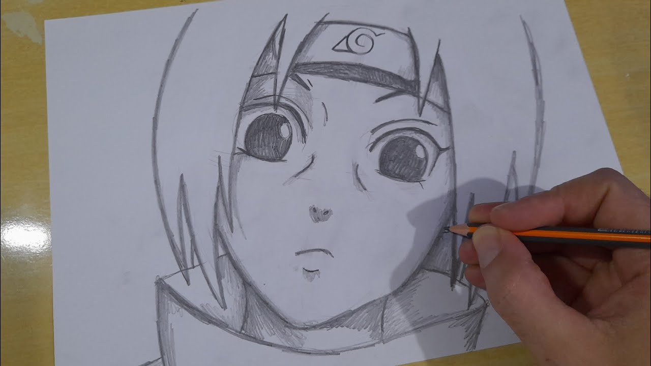 FACIL DE DESENHAR | COMO DESENHAR KID ITACHI UCHIHA |PASSO A PASSO