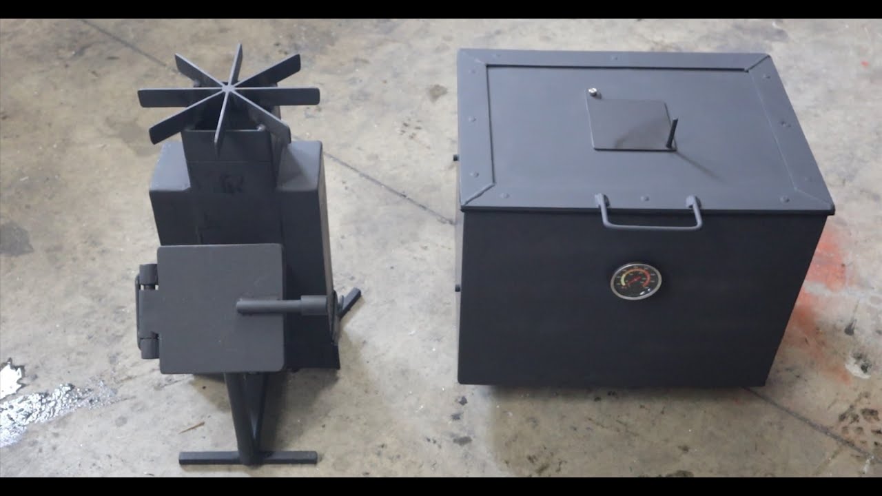 Rocket Stove Attachment BBQ Smoker Build