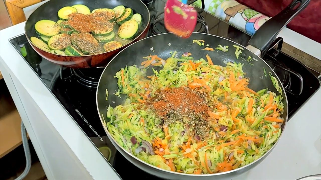 Duas receitas de abobrinha já vez assim uma delicia