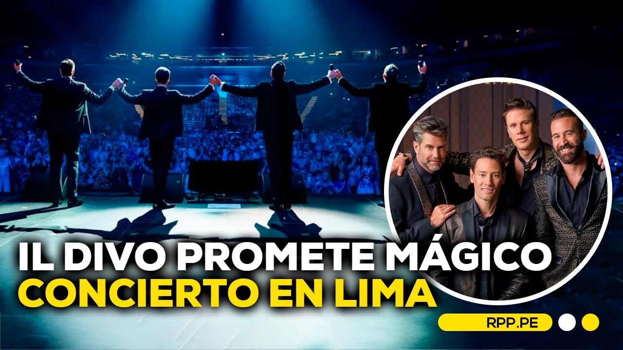 🌙🎶 Il Divo promete un íntimo y mágico concierto en Lima #ENCENDIDOSRPP | ENTREVISTA