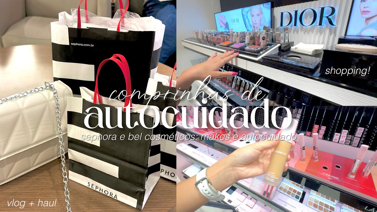 fazendo comprinhas de autocuidado! vlog nas lojas + haul dos produtos!