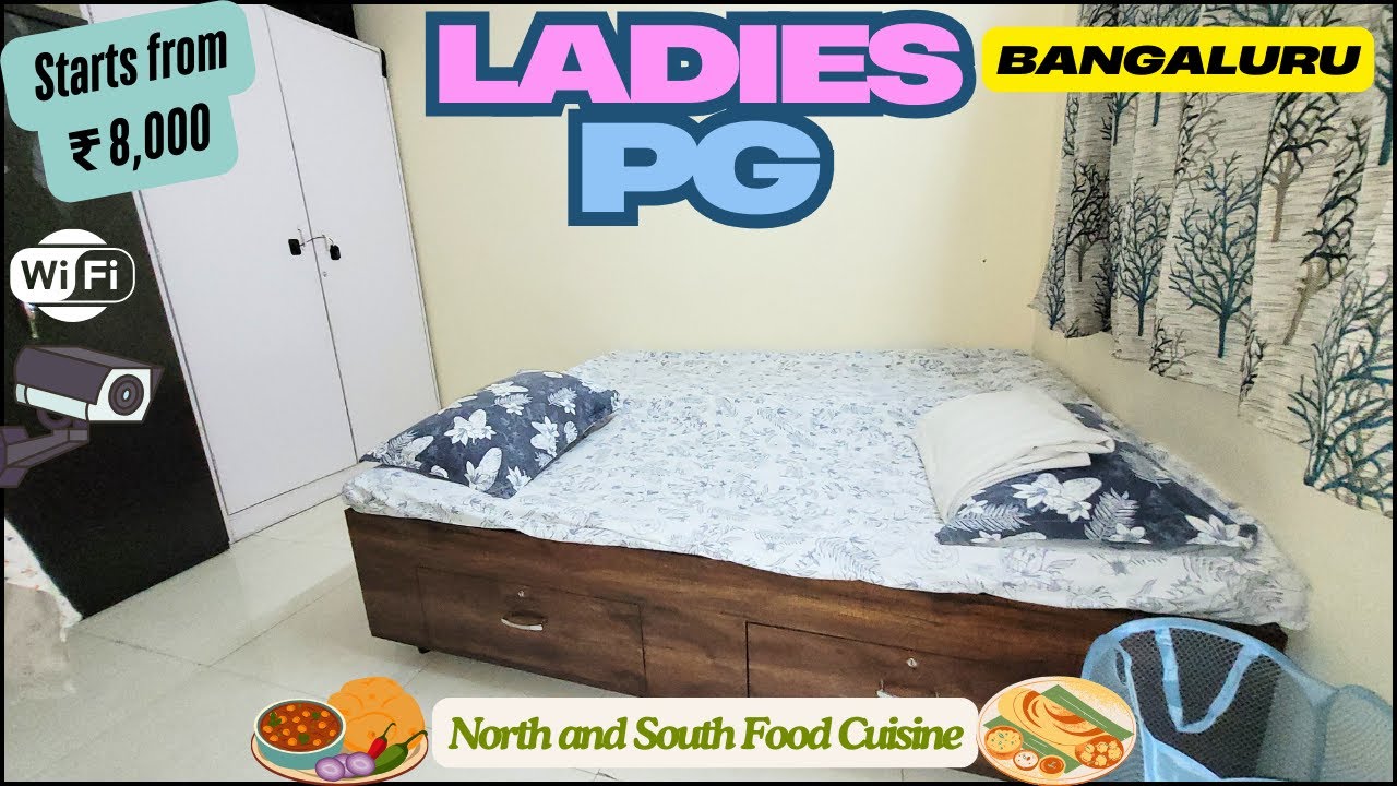 Luxury Ladies PG in CV Raman Nagar, Bangalore | Best Girls PG with Food & Self-Cooking 🏡